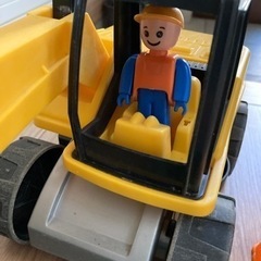 【取引中】ドイツ製ショベルカー、砂遊びセット　の画像