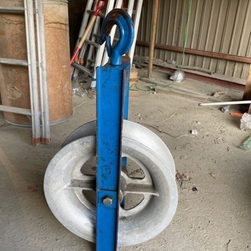 電設会社の倉庫整理　釣車