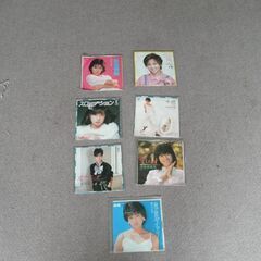 シングルレコード56枚　松田聖子・中森明菜・河合奈保子・原田知世・堀ちえみ・シャネルズ・矢沢永吉・キャロル・舘ひろし・中村あゆみの画像