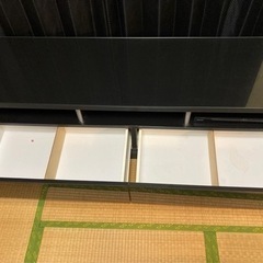 【鏡面仕上げ&ガラス天板】テレビボード　ローボード【金額応相談】の画像