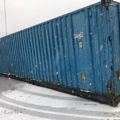 海上コンテナ　40フィート 40ft コンテナ　物置　BOX 箱　車庫の画像