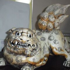 骨董品！京焼の「飾り獅子」希少！です、美品！保管品になります。の画像