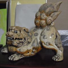 骨董品！京焼の「飾り獅子」希少！です、美品！保管品になります。
