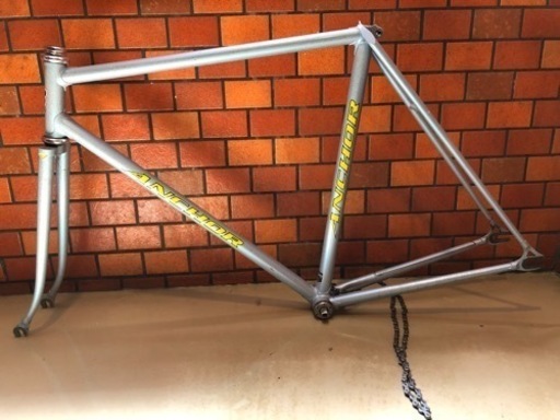 ブリヂストン　競輪　njs 美品 ブリヂストン NJS フレーム 競輪 競技用 120mmm エンド幅