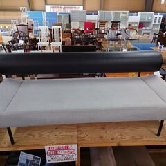 【愛品倶楽部柏店】IDEE　DIVANCO　ソファ　ラウンド　ブラック＆ライトグレーの画像