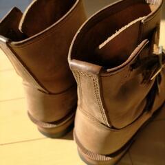 茶革のワークブーツ　ライダー風でカッコいいです　の画像