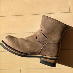 茶革のワークブーツ　ライダー風でカッコいいです　の画像