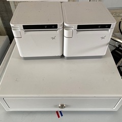 レシート印刷機、レジのお金入れ決まりました