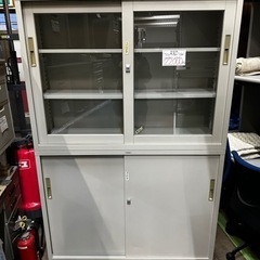 書庫上下セット 幅1200 奥行400 高さ1760mm 少し欠け有り