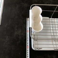 食器カゴ　水切りラックの画像