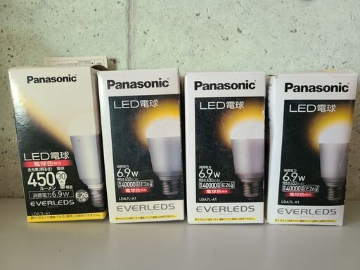 panasonic LED電球 ４個