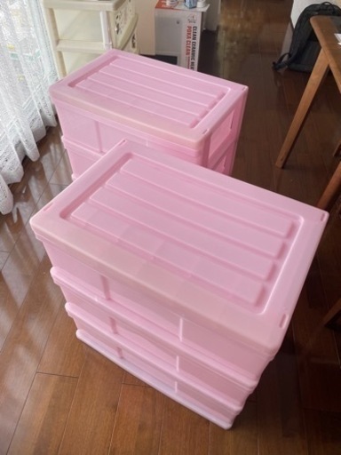 ３段収納ケース　2個セット