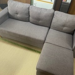 ソファー　カウチソファー　三人掛け　ほぼ未使用