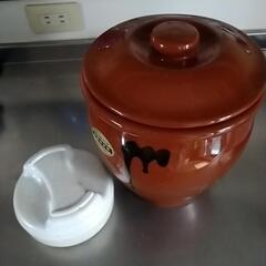 漬け物容器と重石
