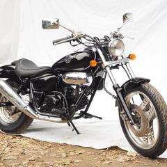 売却済み 整備・塗装済 ホンダ マグナ50 ブラック 社外リアテ...