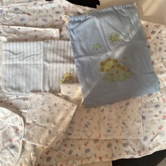 値下げ！新品ガーゼ　新生児セットの画像