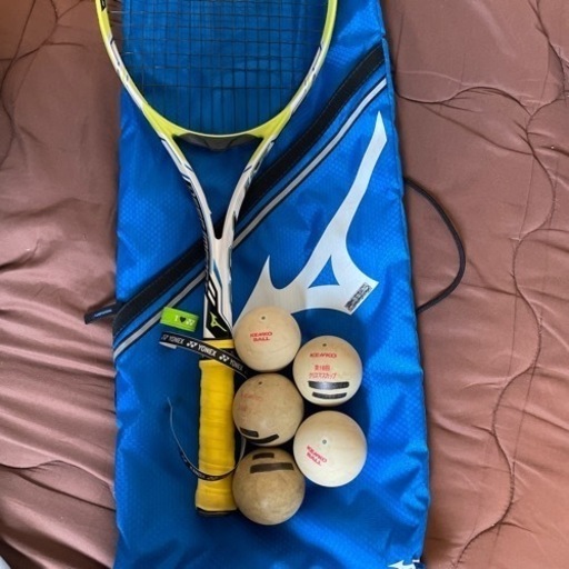 ソフトテニス軟式ラケット前衛セット値段交渉可能