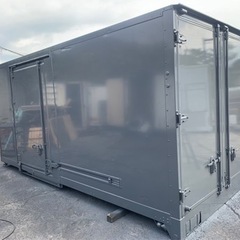No.687 保冷バン 3ｔ 車 アルミ 箱 バイク 倉庫 トラック コンテナ 米 保管庫 物置 DIY