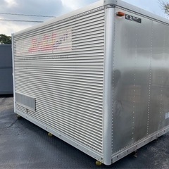 No.692 アルミバン 2t 車 アルミ 箱 バイク 倉庫 トラック コンテナ