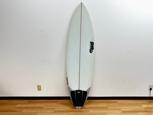 美品 DHDサーフボード 6’3 Black Diamond FCSフィン付