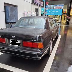 土日特価！クラウンスーパーサルーンエクストラ後期３ナンバー車　屋内保管　東京京都発　当時モノ字光式の画像