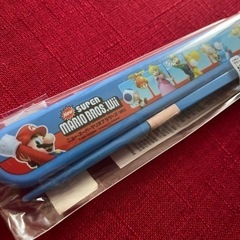 【未使用品】スーパーマリオ　箸&ケース　セット　の画像