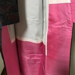 未使用品　大島紬の着物　素敵な柄ですの画像
