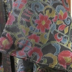 未使用品　大島紬の着物　素敵な柄ですの画像