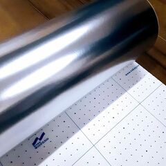 未使用　銀消しカッティングシート　1010mm×20mの画像