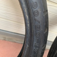 NSー1 タイヤ 前後セット ジャンク扱いの画像