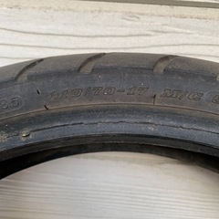 NSー1 タイヤ 前後セット ジャンク扱いの画像