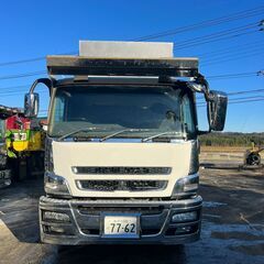 【１年車検付き】菱ふそう スーパーグレート 　ダンプ　型式QKG-FV50VX　7速　420PS　走行距離50万km　2デフ　平成26年式の画像