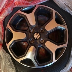 ハスラー純正ホイール&タイヤです。4本セットです。冬に納車して交...