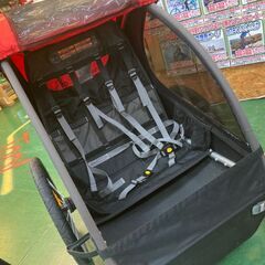 BURLEY バーレー 牽引or手押しＯＫ ２人乗りベビーカー バギーカー ハニー・ビー(HONEY BEE) 【愛品倶楽部柏店】の画像