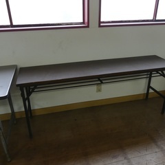 3,,000円／折り畳み式長テーブルw1,800×450×h1,...