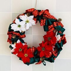 【12/15（木）16（金）開催】リボンリースづくり体験