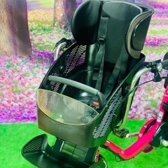 ❷ 4619子供乗せ電動自転車パナソニック3人乗り新品20インチ良好バッテリーの画像