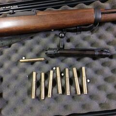 マルシン　モーゼル　Kar98k 旧型　予備新品チェンバー　ガンケース　予備薬莢　本革ストラップ他付属品多数の画像