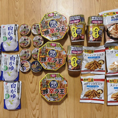 カップ麺等詰め合わせ　24点