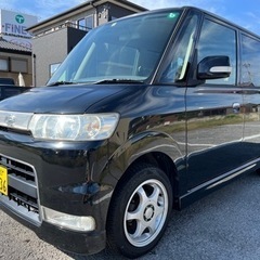 ダイハツ　タントカスタム　低走行　車検2年付き　車　バイクの画像