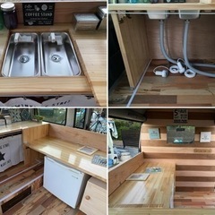 キッチンカー　車検ほぼ満タン　サンバークラシック　移動販売車の画像