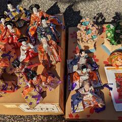 【差しあげます】雛人形 七段飾り 十五人揃い段飾りの画像