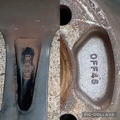 軽自動車用 メッキホイール 5J×15 +46 165/55R15 中華タイヤ付き(残溝少) の画像