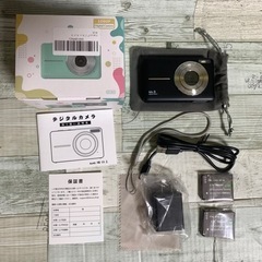 クリスマスプレゼントにも間に合う‼️新品⭐️ デジタルカメラ 4400万画素 1080P 2.44インチ ブラックの画像