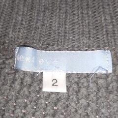 レナウン　模様編ミニマント　肩掛け　グレー　防寒具　日本製の画像