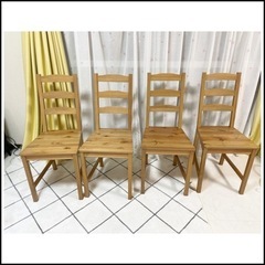 IKEA JOKKMOKK ヨックモック テーブル＆チェア4脚, アンティークステインの画像