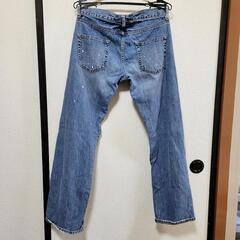 【お話中】ウエスト67cm ユニクロ ボーイフレンドデニムの画像
