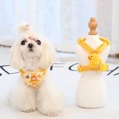 新品/未使用　アヒルのハーネス　犬用品　ドッグウェア　リード　ハーネスの画像