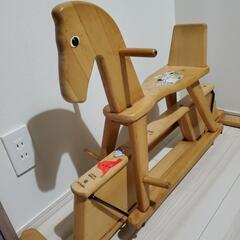 木馬　おもちゃの画像