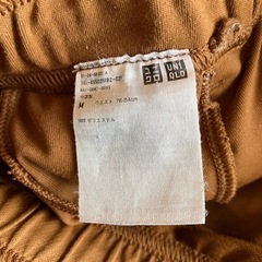 錦織圭選手着用デザイン UNIQLO パンツ M 茶の画像